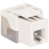 ICC IC1076V0WH Cat3 Keystone Jack 6P6C White Image 1