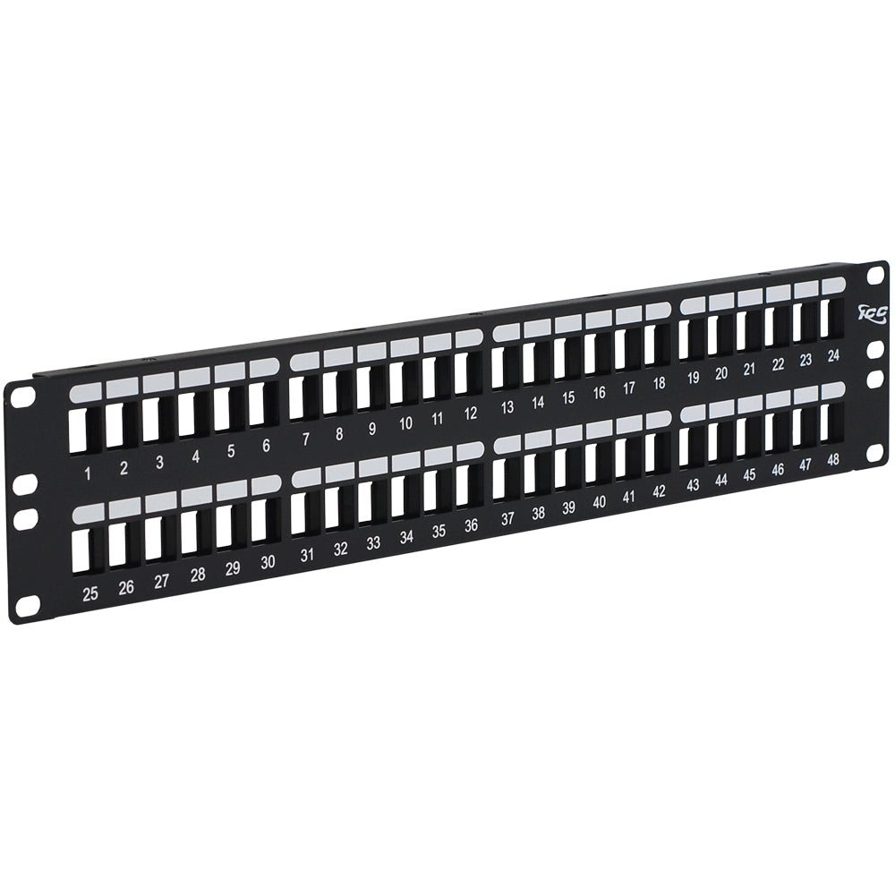 Icc IC107Bp482 Patch Panel - Blank - HD - 48-Port - 2 RMS Image 1