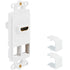 ICC IC107DH2WH Decorex 2-Port HDMI Insert, White Image 1