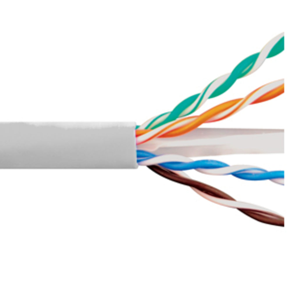 ICC ICCABR6EWH Cat 6E 600 Utp Solid Cable 23G 4P Cmr 1 000 Ft White Image 1