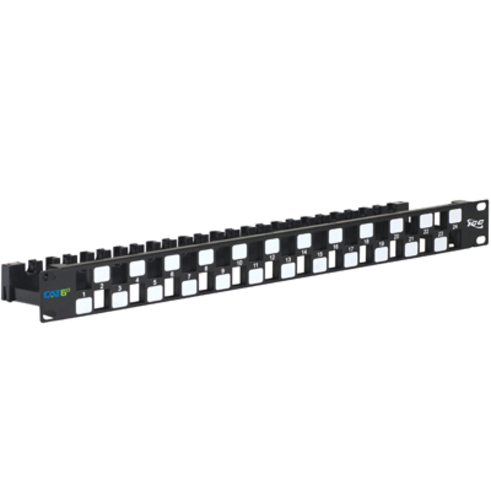 ICC IC107PPU6A Patch Panel Blank Cat 6A Utp 24 Port 1Rms Image 1