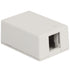 ICC IC107BC1WH Surface Mount Box 1-Port 25 Pk White Image 1