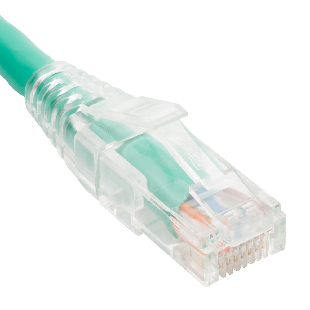 Icc Icpcst01Gn Patch Cord Cat6 Clear Boot 1' Green Image 1