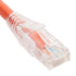 Icc Icpcst05Or Patch Cord Cat6 Clear Boot 5' Orange Image 1