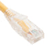 Icc Icpcst01Yl Patch Cord Cat6 Clear Boot 1' Yellow Image 1