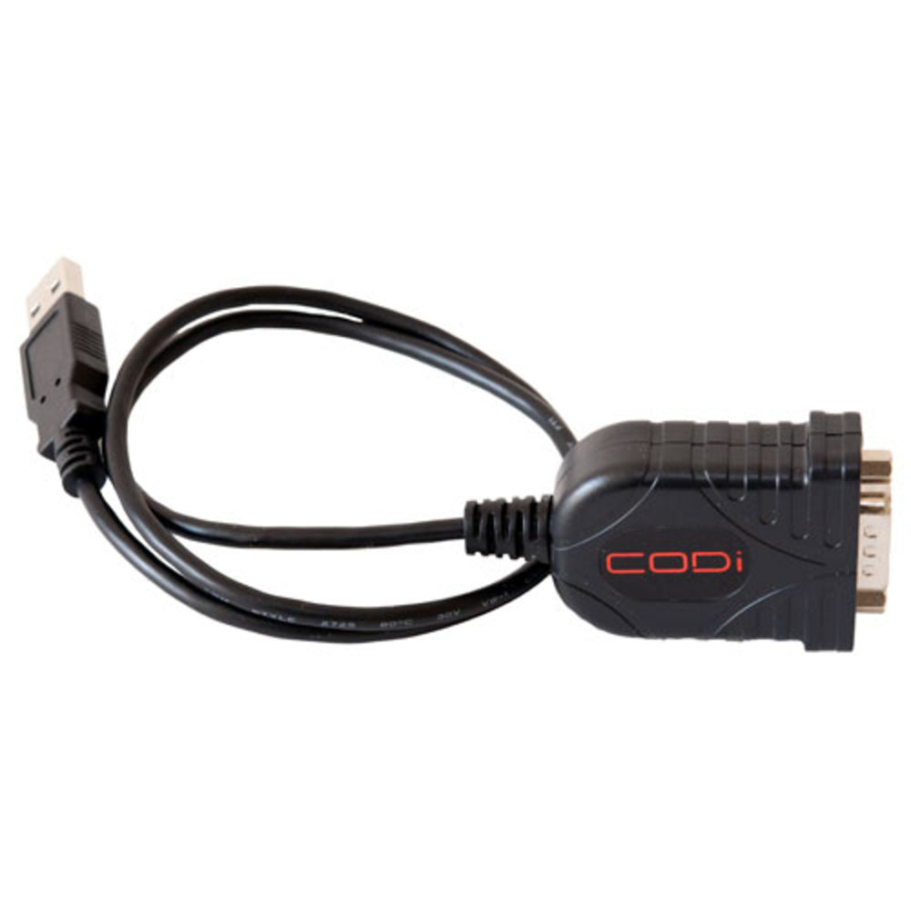 Codi A01026 USB to Serial Adapter Cable RS232 Interface Image 1