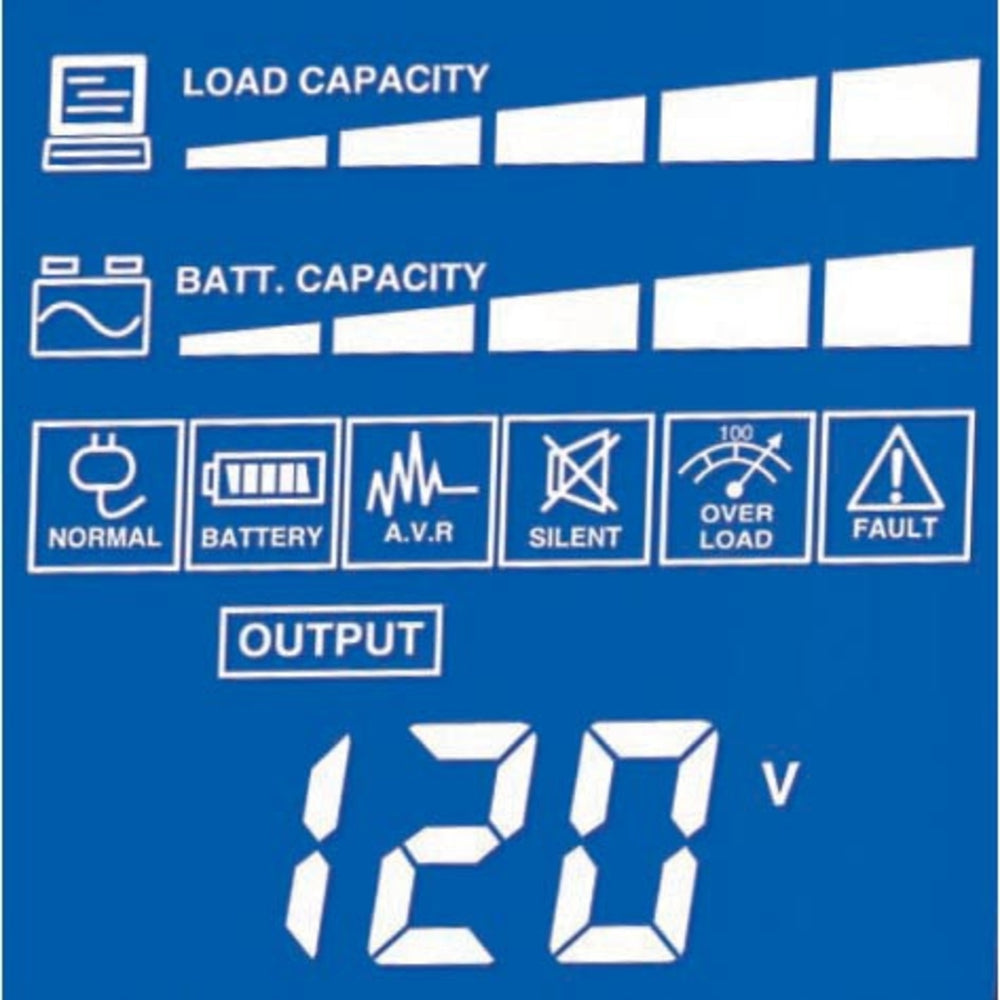 Cyberpower Cp1000Avrlcd 1000Va/600W Ups Minitower Lcd Line-Interactive Avr 9 Ol