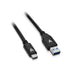 V7 V7U2C-1M USB2.0 A to USB-C Cable 1M Black Image 1