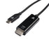 V7 V7UCHDMI-1M video cable adapter 39.4" 1 m USB Type-C 3.2 Gen 1 HDMI Black Image 1