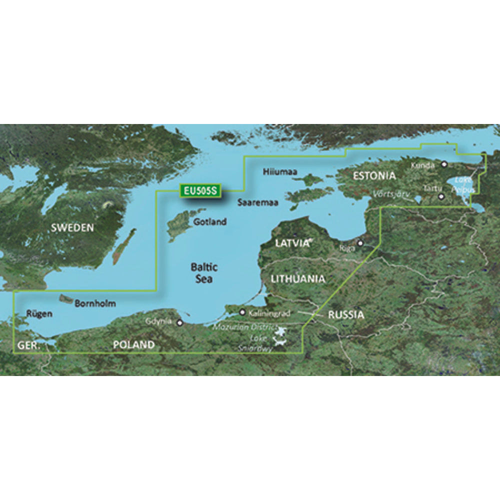 Garmin 010-C0849-20 Bluechart G2 Hd Hxeu065R Baltic Sea East Coast