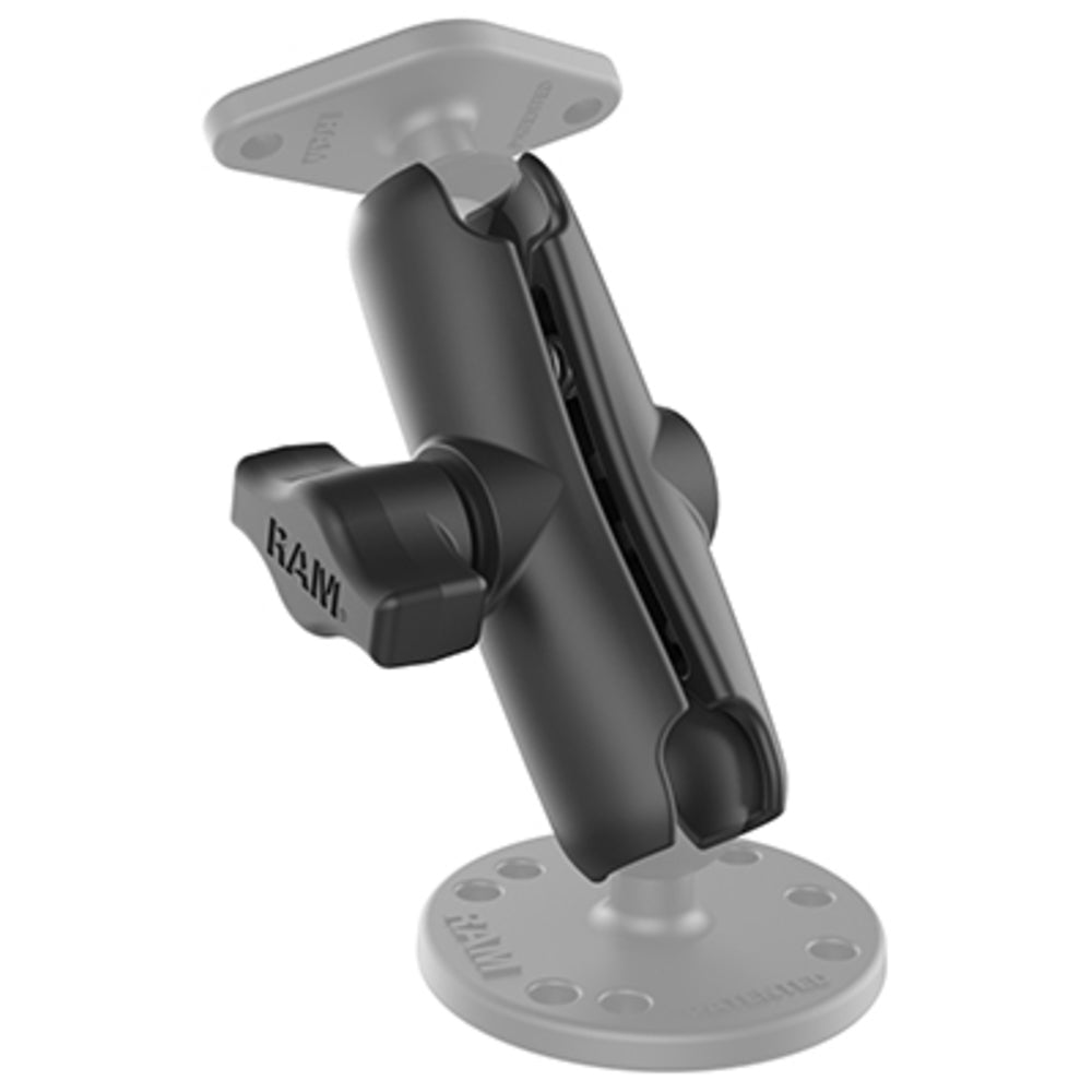 Ram Mounts RAM-B-201U Double Socket Arm 1" Ball Mount