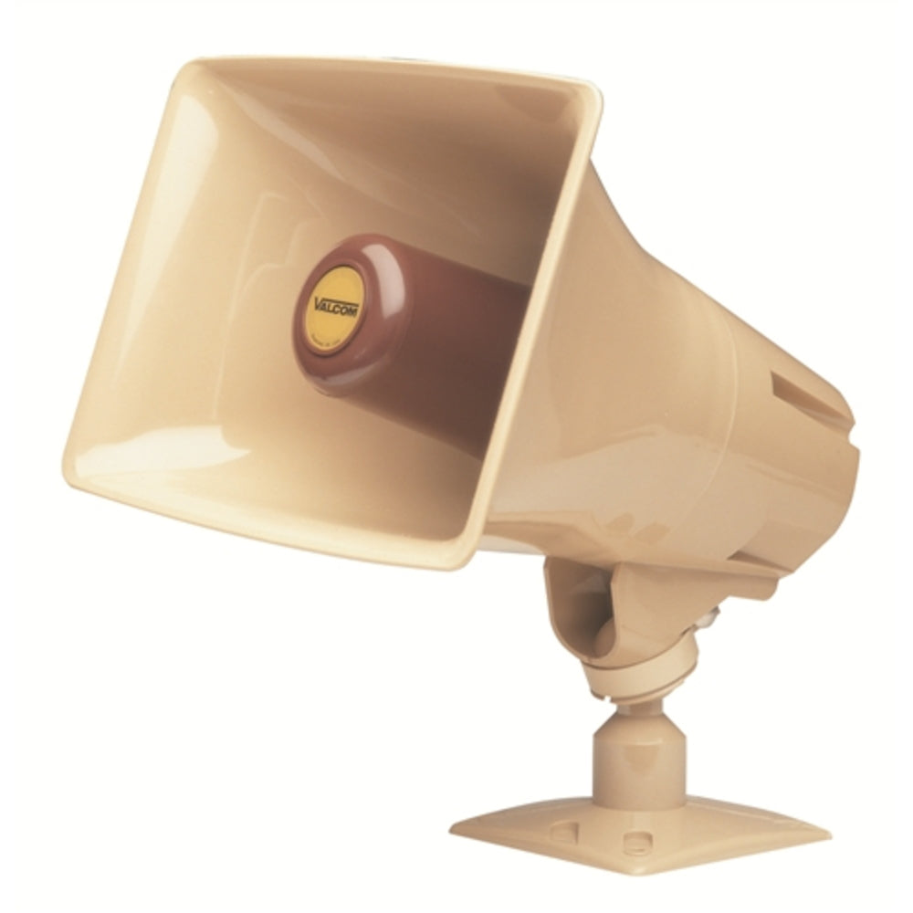 Valcom V-1048C Talkback Horn High-Efficiency Beige Image 1