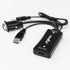 Rocstor Y10A218-B1 Vga To Hdmi M/F Adap Usb Audio And Pwr