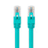 Rocstor Y10C592-AQ Cat6A Ethernet Cable Snagless-Aqua Image 1