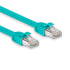 Rocstor Y10C592-AQ Cat6A Ethernet Cable Snagless-Aqua