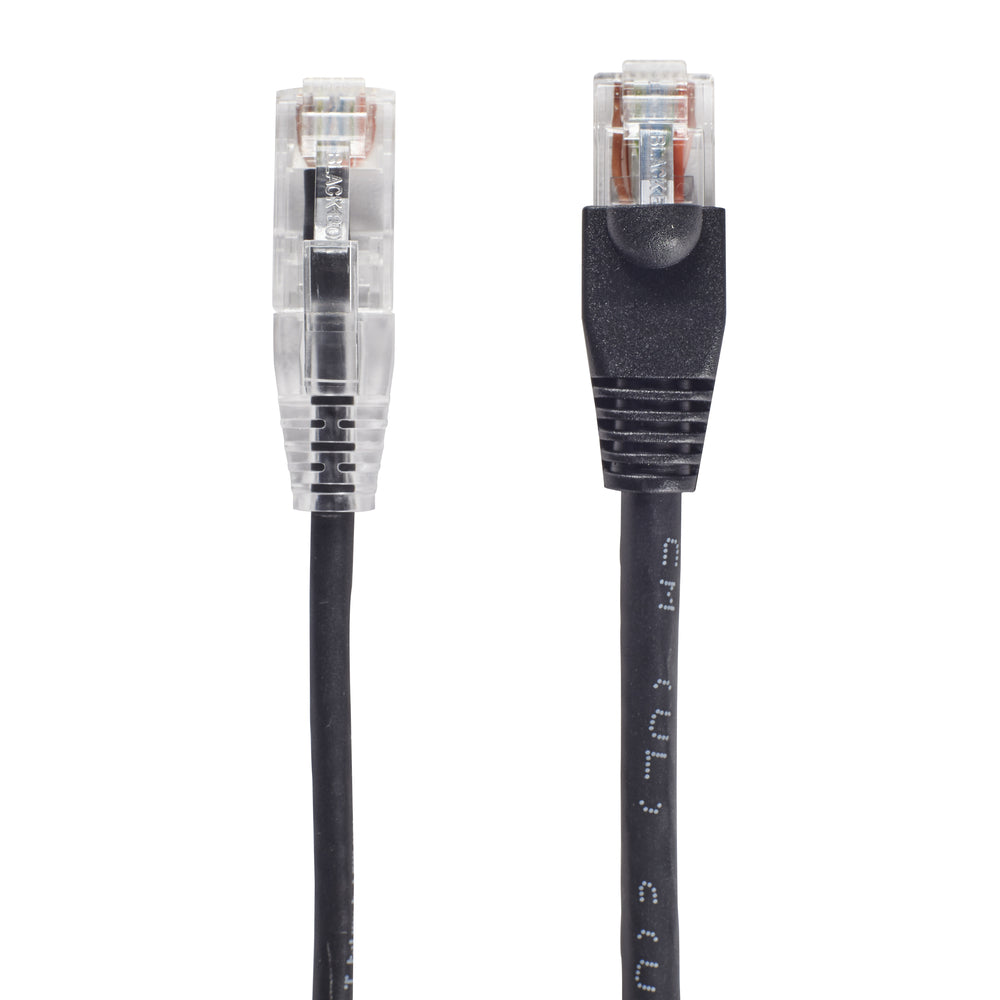 Black Box C6Pc28-Bk-01 Cat6 Slim 28Awg Patch Cable 1Ft UTP