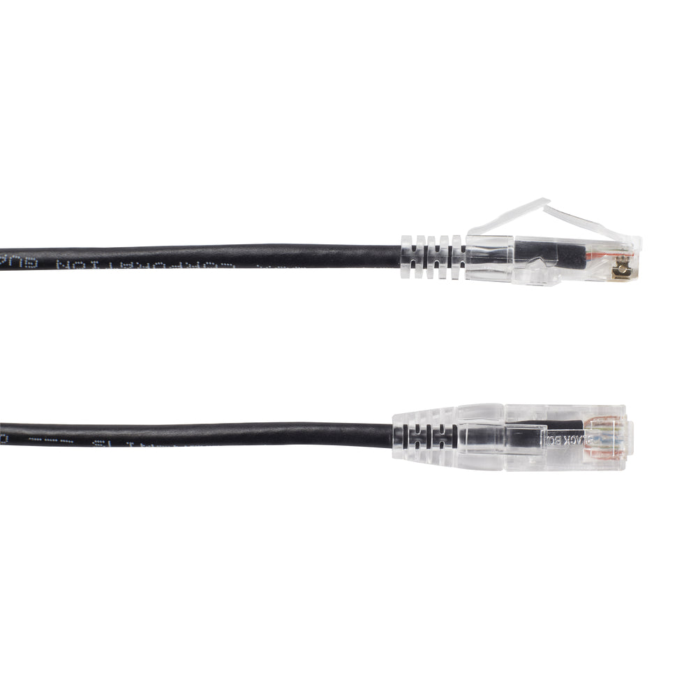 Black Box C6Pc28-Bk-01 Cat6 Slim 28Awg Patch Cable 1Ft UTP