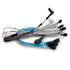 LSI Logic L5-00223-00 SAS Cable 0.4M SFF8643 to mini SAS HD - Black, Blue, Silver Image 1