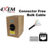 4Xem 4XCAT6A1000BK Cat6A UTP Cable 1000Ft Black