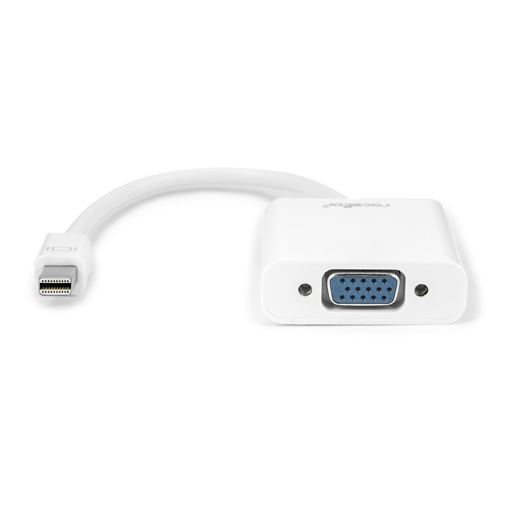 Rocstor Y10A104-W1 Mini Dispalyport To Vga Adapter M/F White