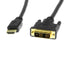 Rocstor Y10C124-B1 HDMI to DVI-D Cable Male 18+1 - 6Ft/2M