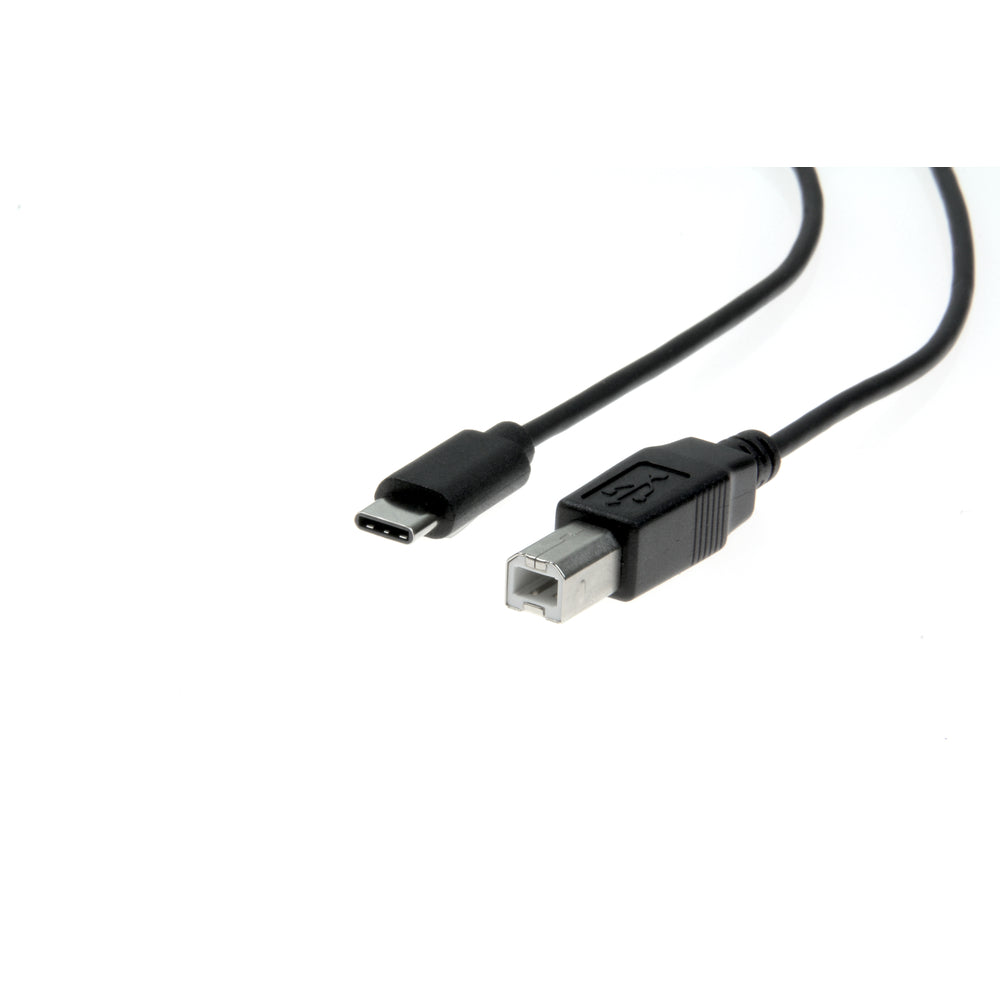 Rocstor Y10C141-B1 USB-C to USB-B Cable - 3Ft/1M, USB 2.0, Black