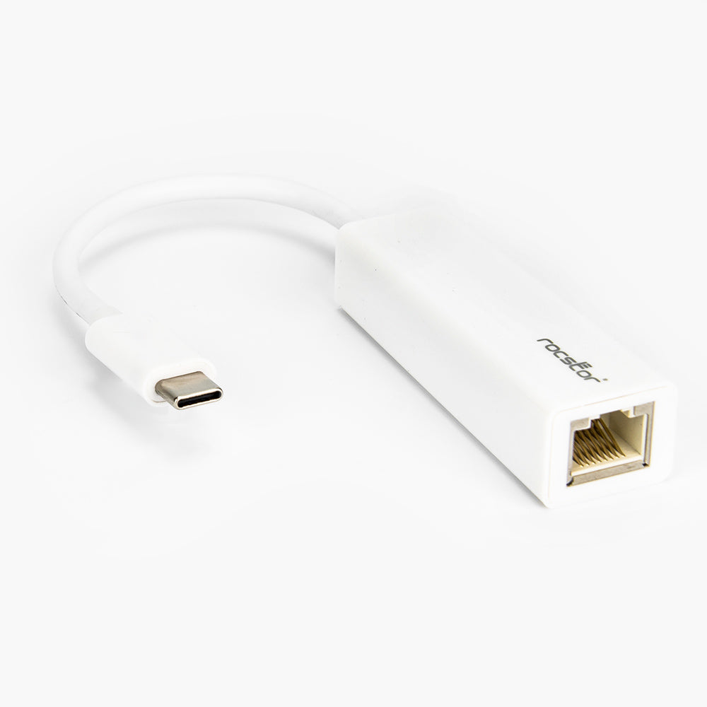 Rocstor Y10A173-W1 USB-C to Gigabit Adapter 3.1 1000Mbps