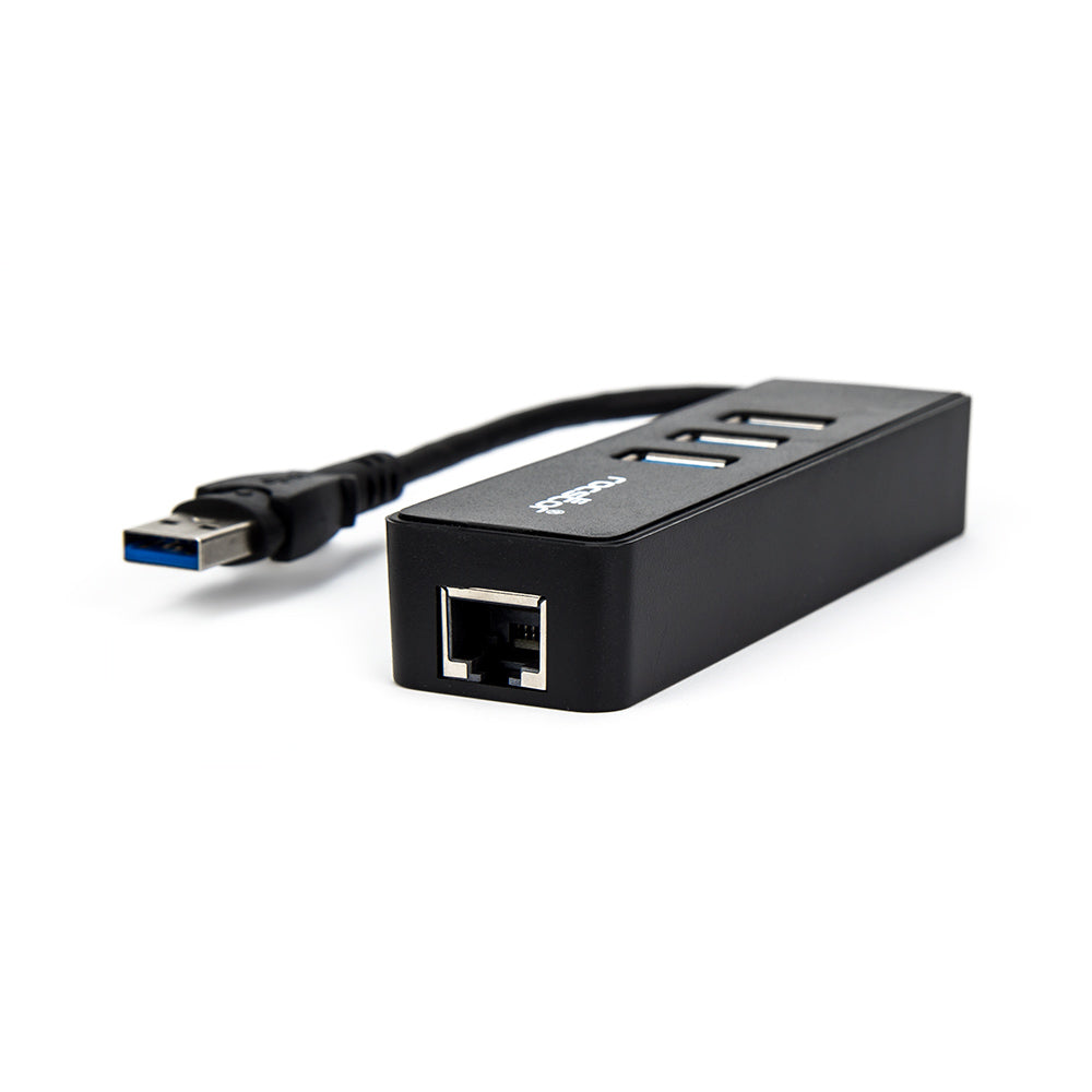 Rocstor Y10A179-B1 USB 3.0 Hub Gigabit Ethernet NIC