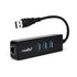 Rocstor Y10A179-B1 USB 3.0 Hub Gigabit Ethernet NIC