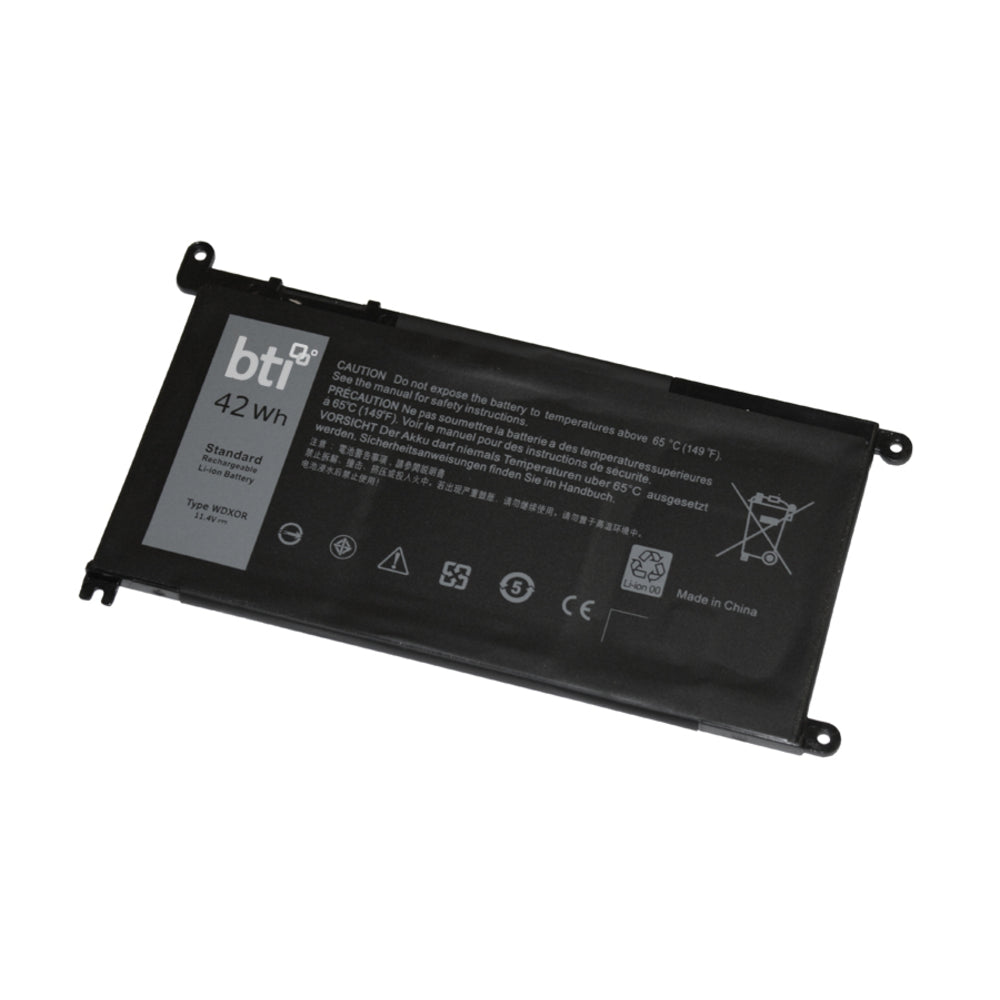 Battery Technology Inc. Wdx0r-Bti Li-Poly 3Cell 11.4V Laptop Battery Image 1