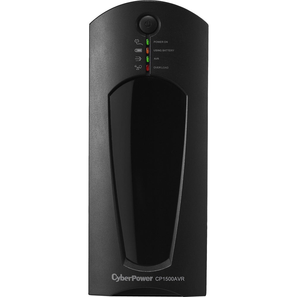 CyberPower CP1500AVRT UPS 1500VA/900W Line-Interactive AVR, 10x NEMA 5-15R, RJ45, 3-Year Warranty Image 1