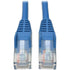 Tripp Lite N001-004-Bl Patch Cable Snagless Molded Cat5E 350Mhz Rj45 M/M 4Ft Image 1