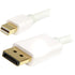 4Xem 4Xdpmdpcbl 6Ft 2M Mini Displayport Male To Dp Wht Image 1