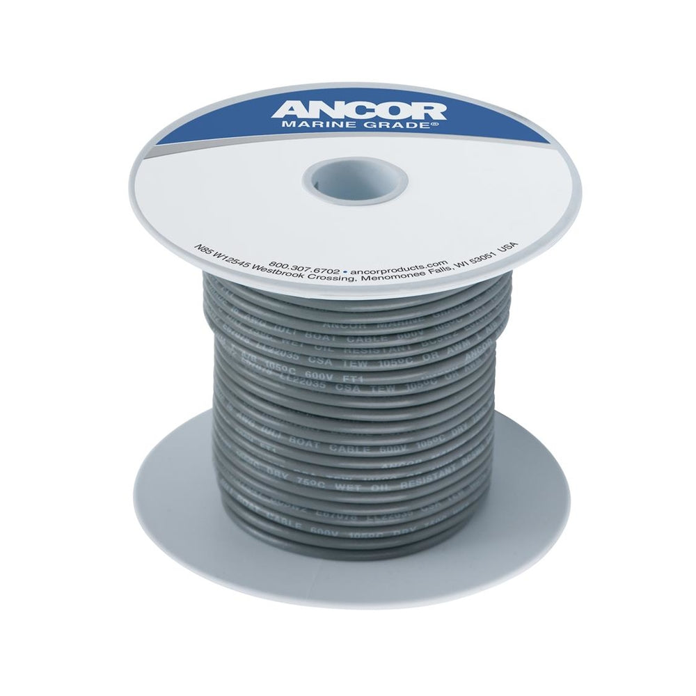 Ancor 102410 Grey 16 Awg Primary Wire 100' Image 1