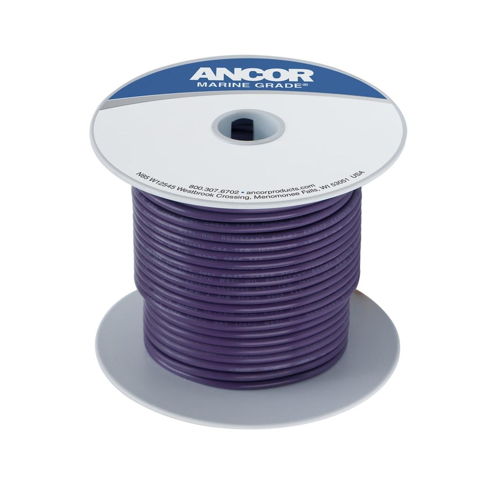 Ancor 102710 Purple 16 Awg Tinned Copper Wire 100' Image 1