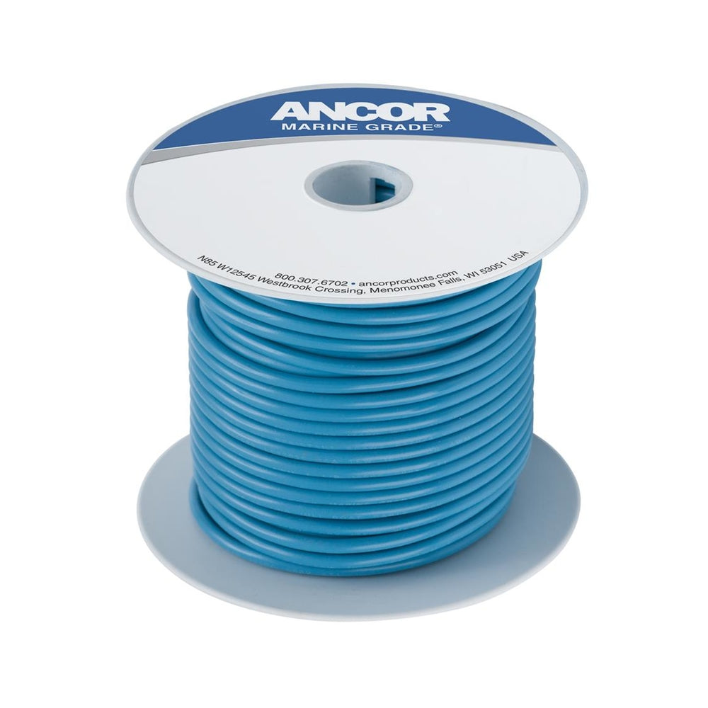 Ancor 103910 Light Blue 14Awg Tinned Copper Wire 100' Image 1