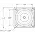 SWIVL-EZE ATTWOOD 1002-S Lock'n-Pin 3/4" Pin Seat Mounts Image 1