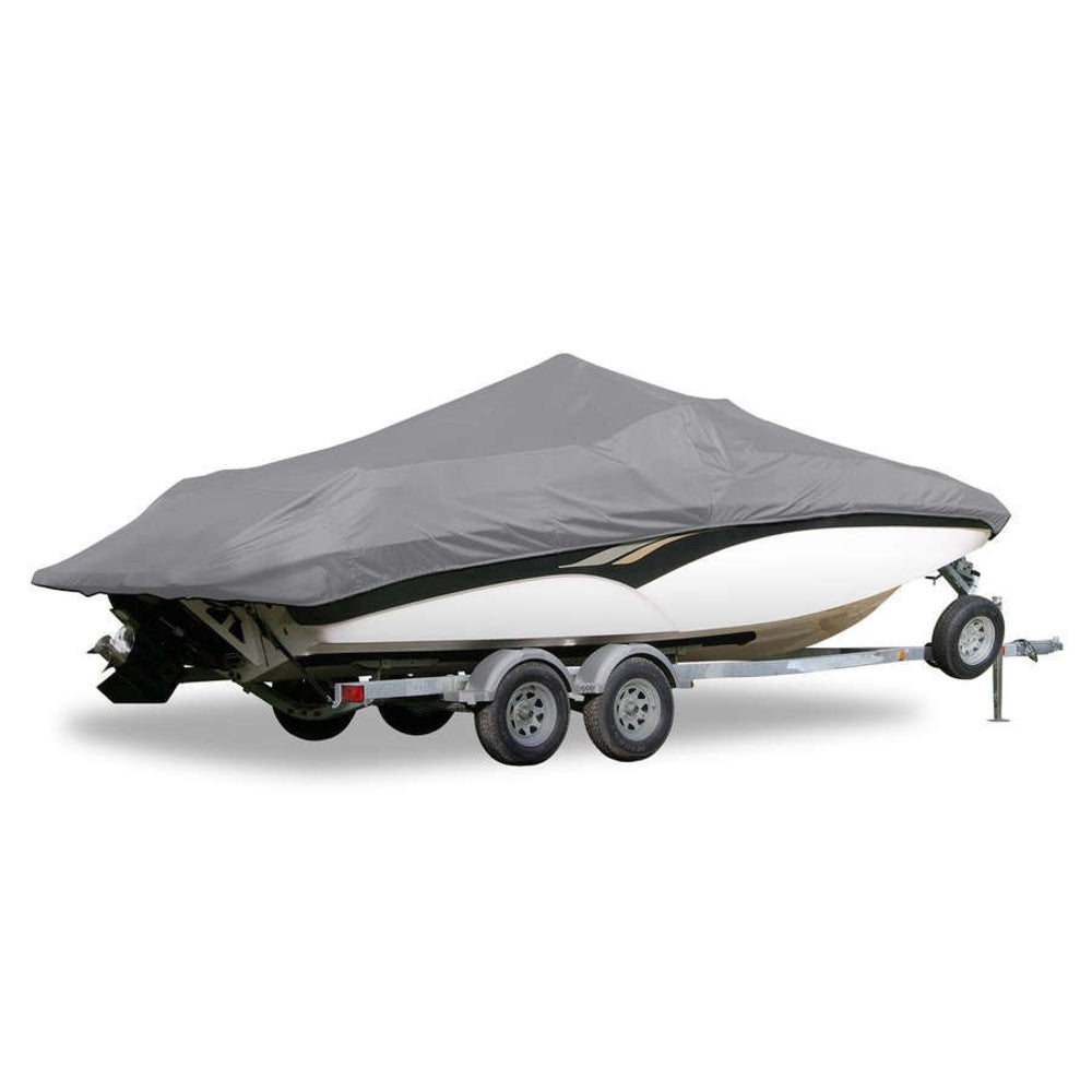 Carver 77520S-11 Pontoon Boat Covers Fully Enclosed Decks Image 1