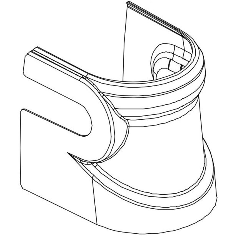 DOMETIC 385311127 Shroud Base Kit Bone Image 1