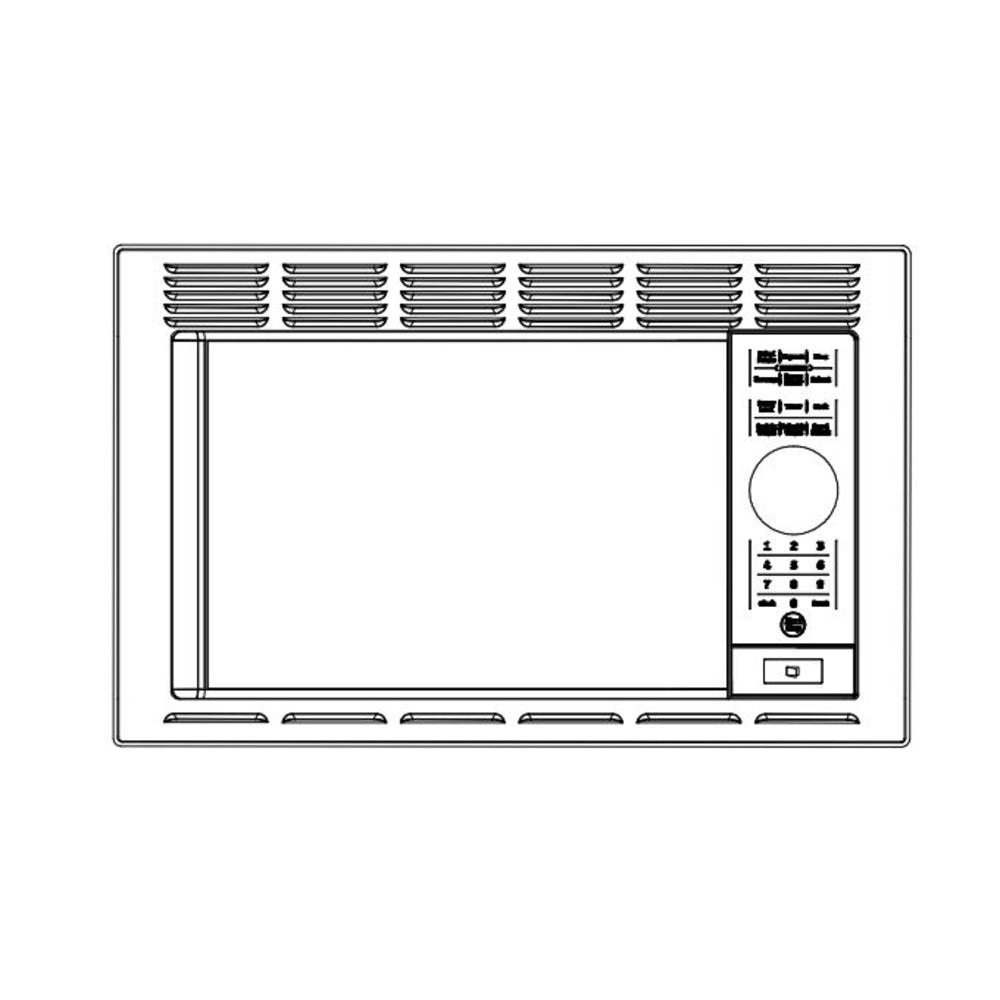 FURRION LLC 107847 Greystone Microwave-.09 Cuft Black Image 1