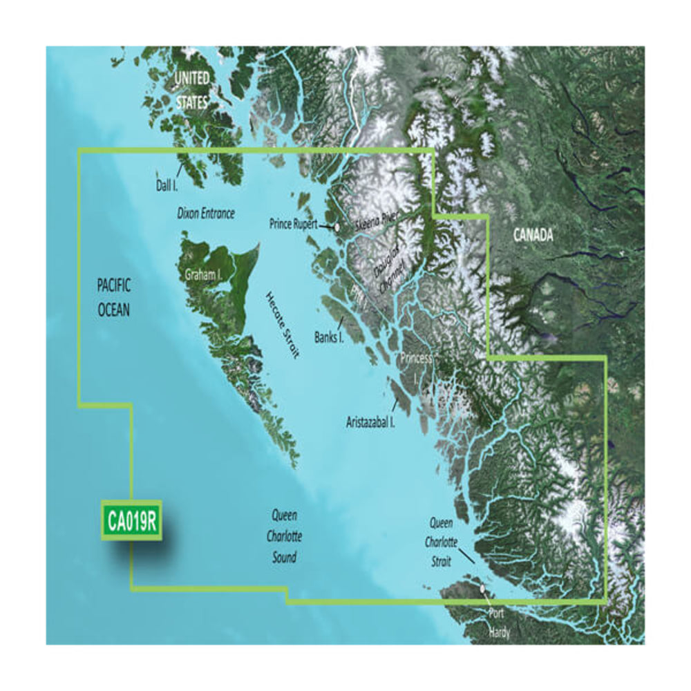 GARMIN CARTO 010-C1106-00 G3V Vca019R Hecate Strait Image 1