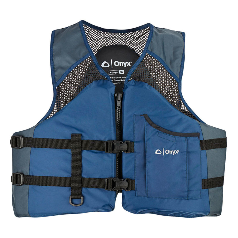 Onyx 116200-500-080-13 Mesh Classic Sport Life Jacket Navy 4Xlarge Image 1