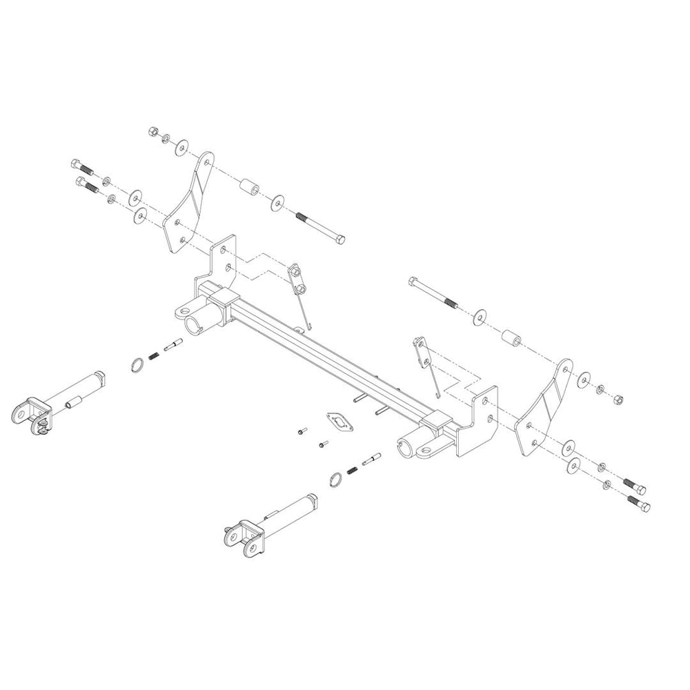 Roadmaster 521455-5 EZ Mtg Bracket with Removable Tabs & Safety Cables Image 1