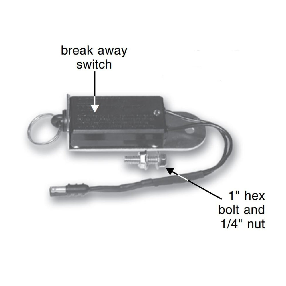 Roadmaster 650898 Breakaway Switch Assembly - ABS Housing and Metal Contact Points Image 1