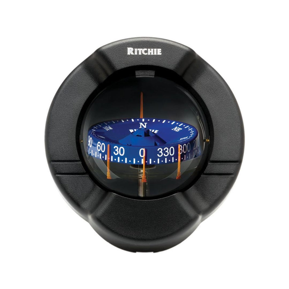 Ritchie Sr-2 Venture Sail Boat Compass Clinometer Bulkhead Mount Black Image 1