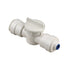 Aqualock 013539-1004 Stop Valve 1/2" x 1/4" OD - White Polysulfone Image 1