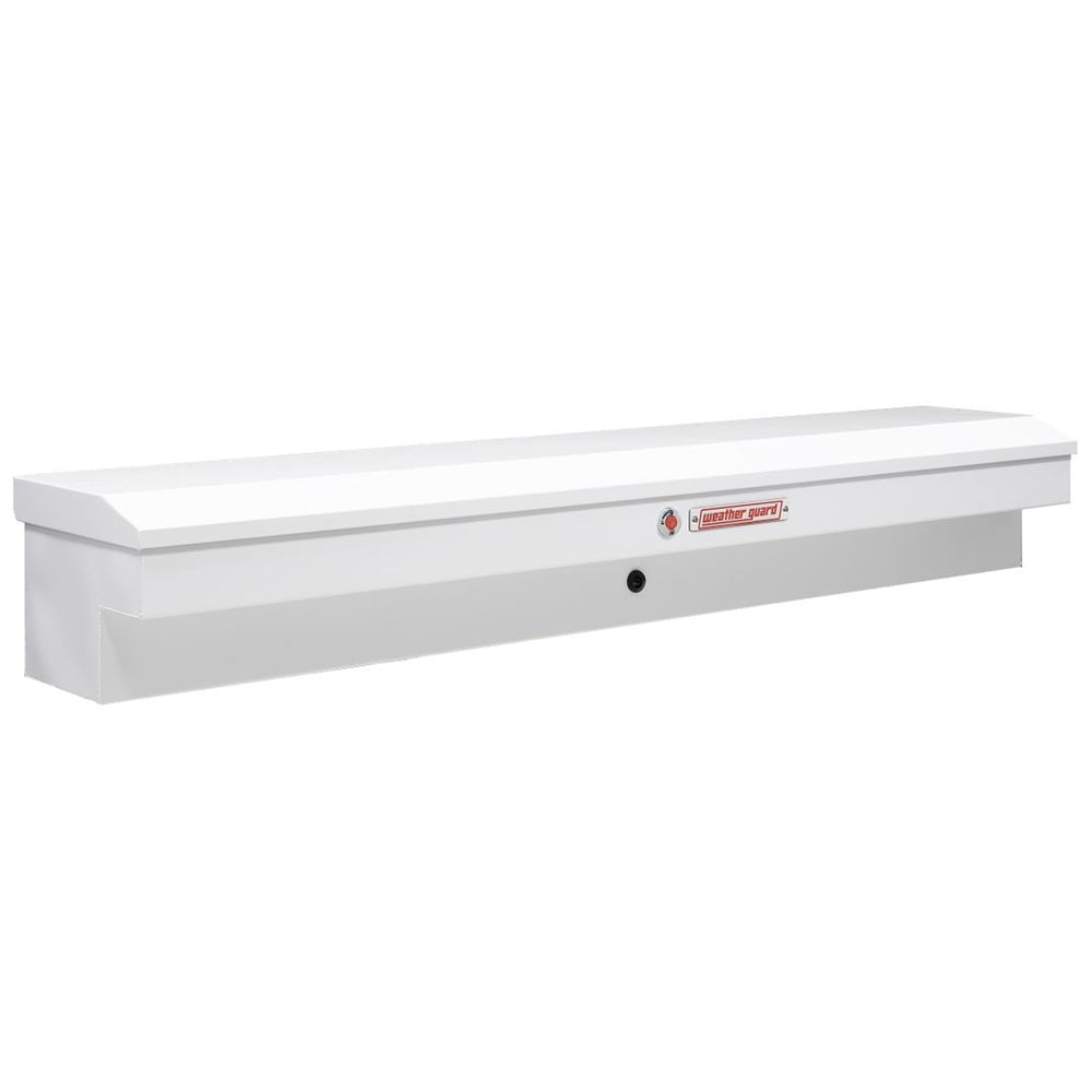 Weatherguard 165-3-04 Lo-Side Box - White Steel, 87"x17"x13", 7 cu ft Capacity Image 1