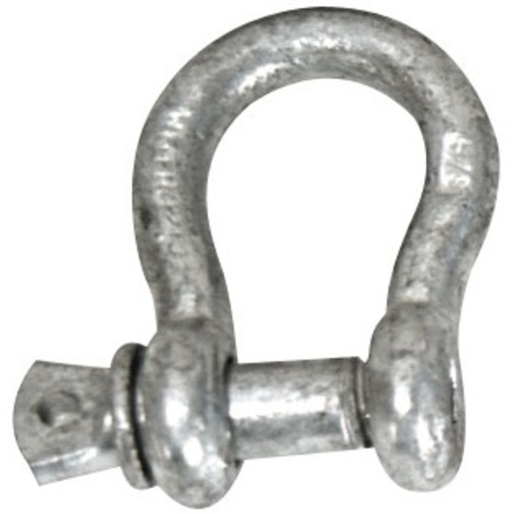 WHITECAP IND S-1532P Galvanized Anchor Shackle-3/8' Image 1