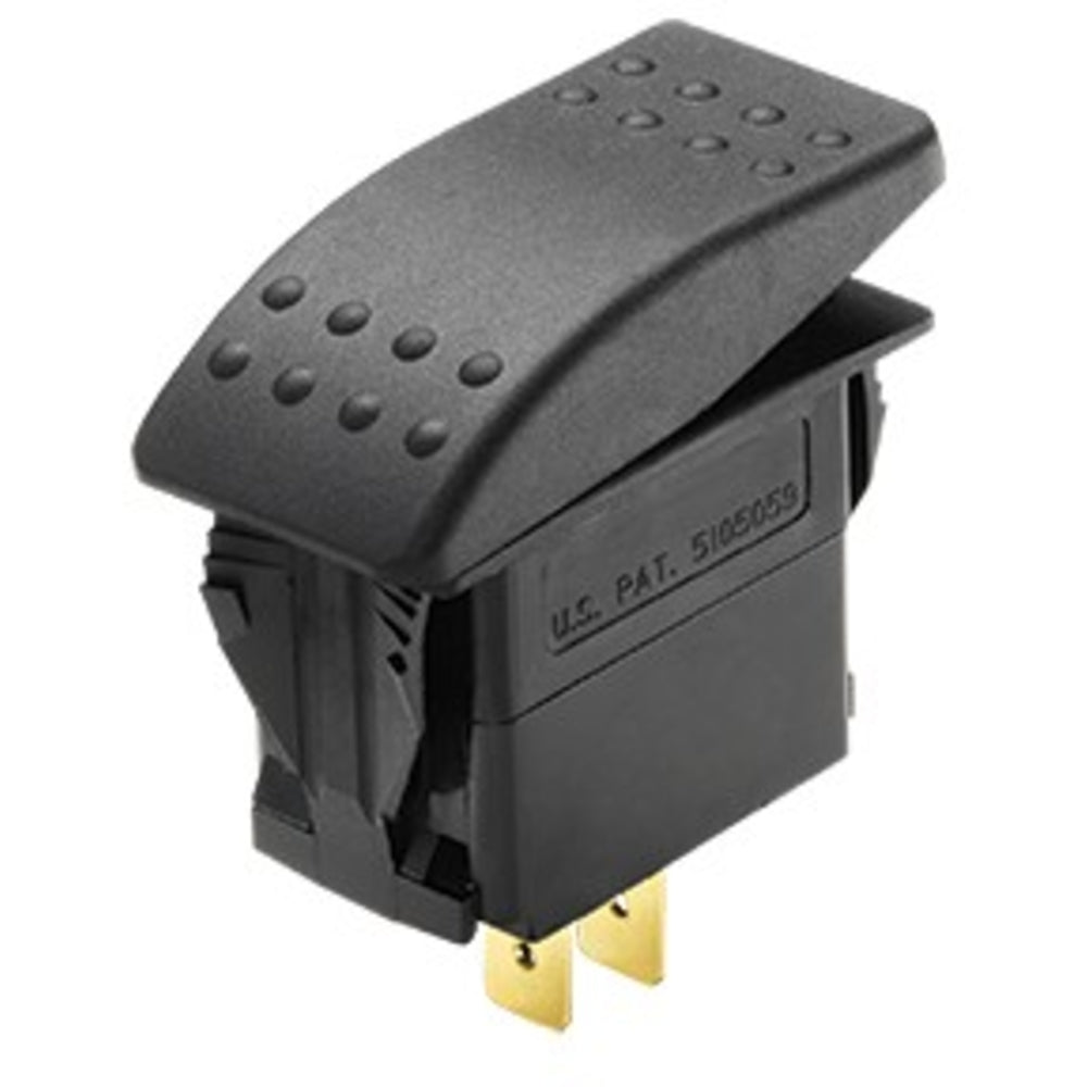 WHITECAP IND S-7058C Contura Style Rocker Switch Mom. O Image 1