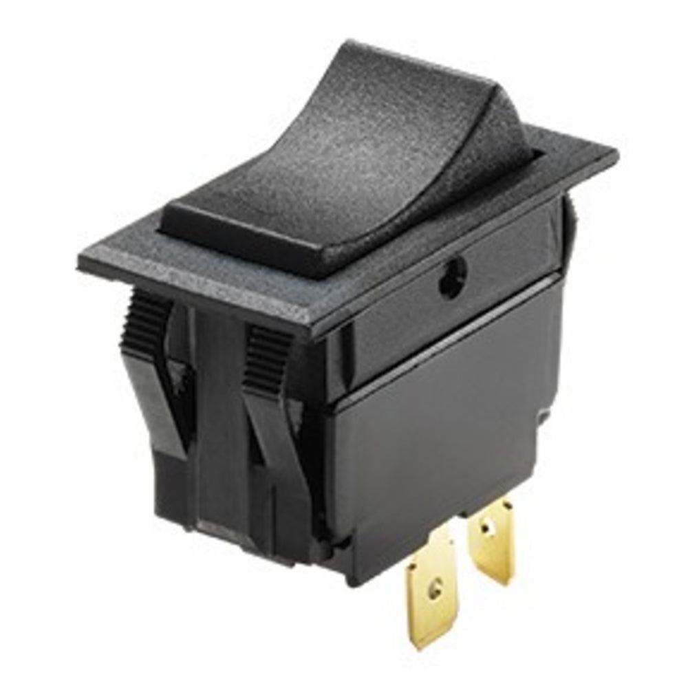 WHITECAP IND S-8051C Black Rocker Switch On/Off  Image 1